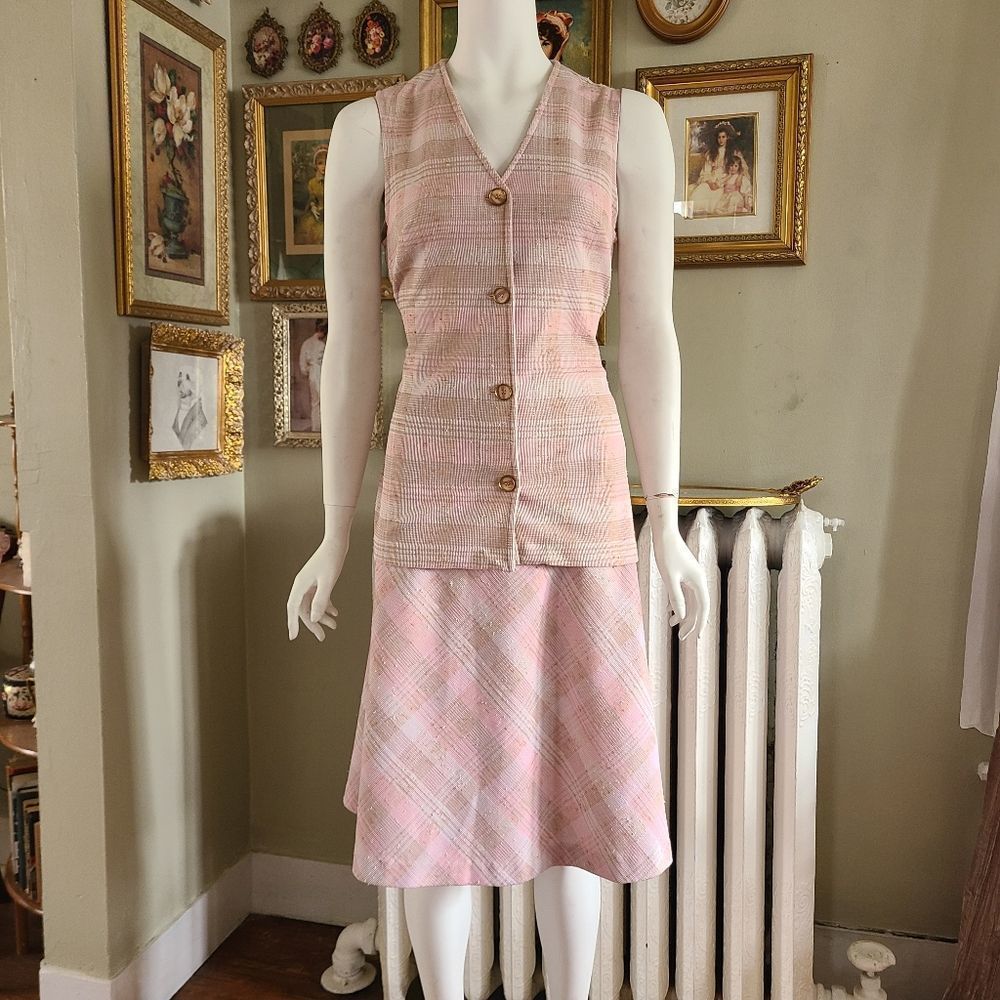 Vintage 60s Skirt Set